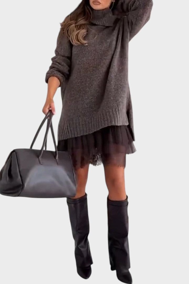Maglione e abito in maglia Aurora