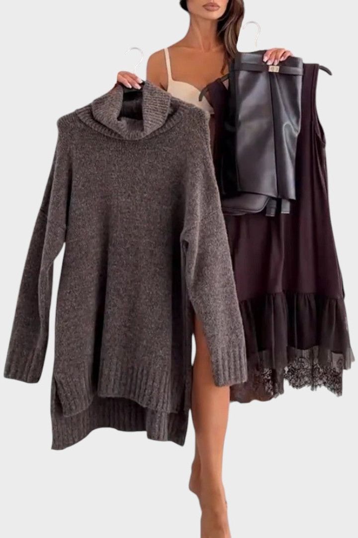 Maglione e abito in maglia Aurora