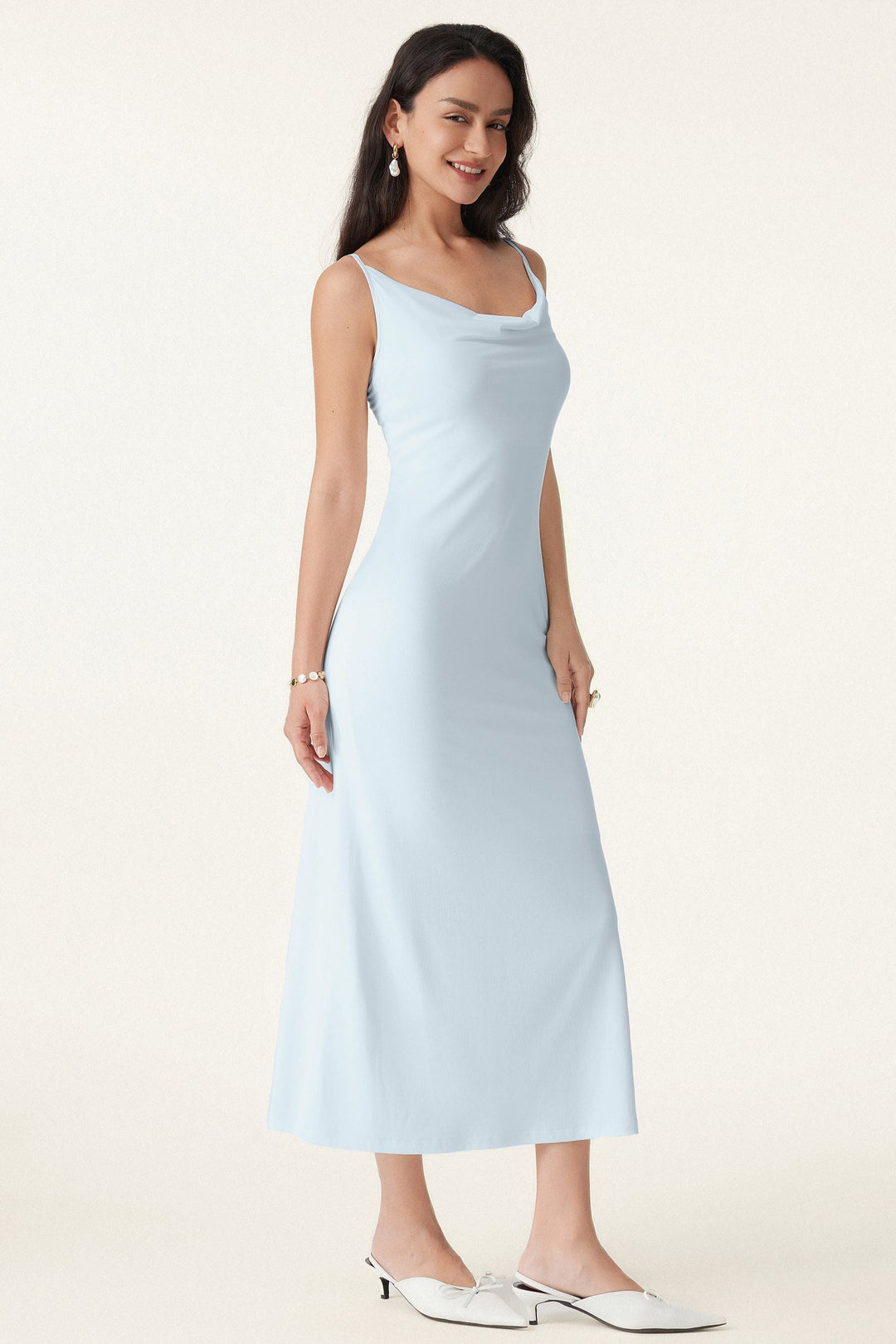 Vacay Vestito Midi Brami con scollo a cappuccio
