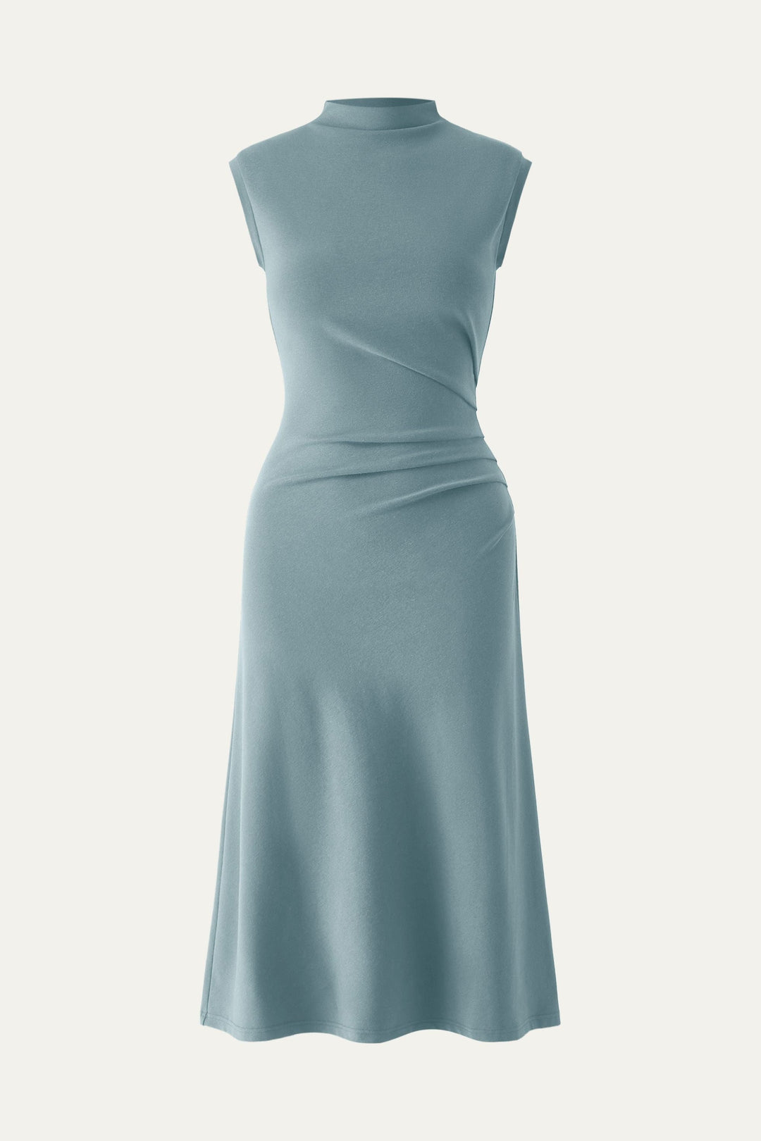 Vestito midi con scollo a gobba
