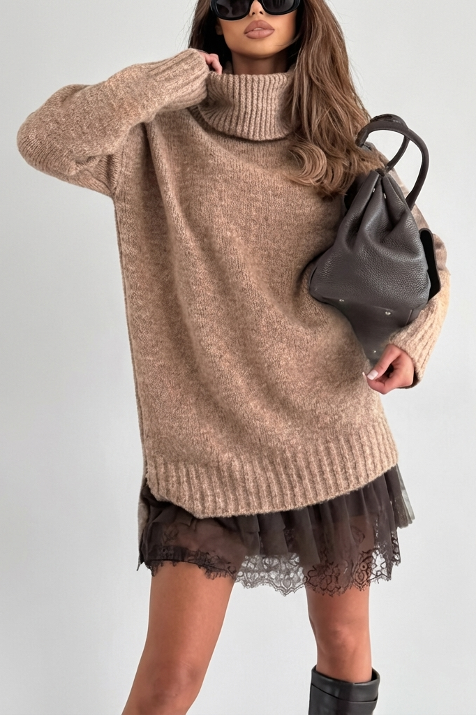 Maglione e abito in maglia Aurora