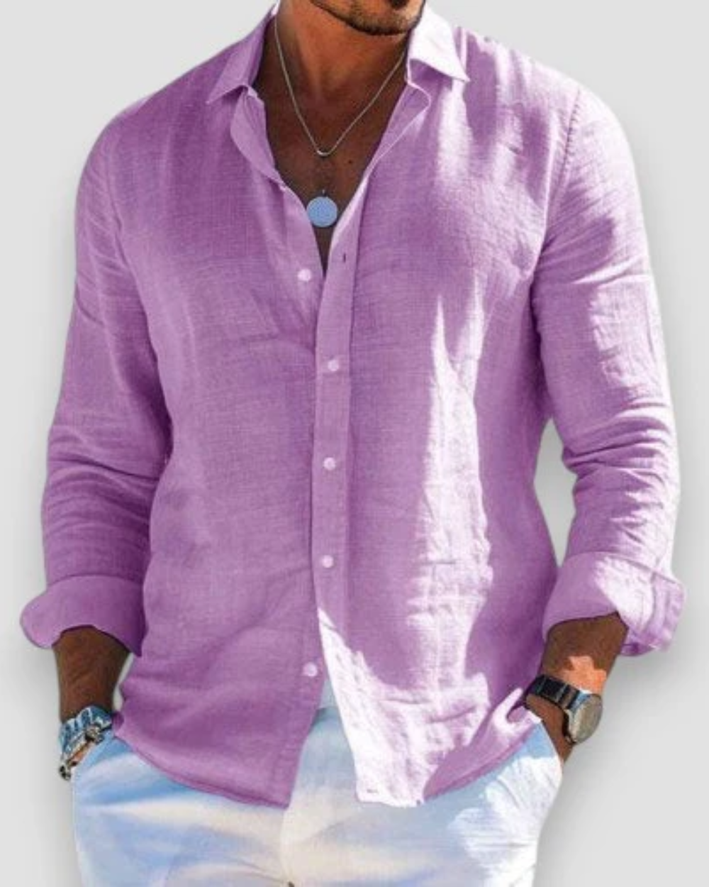 Camicia da uomo casual