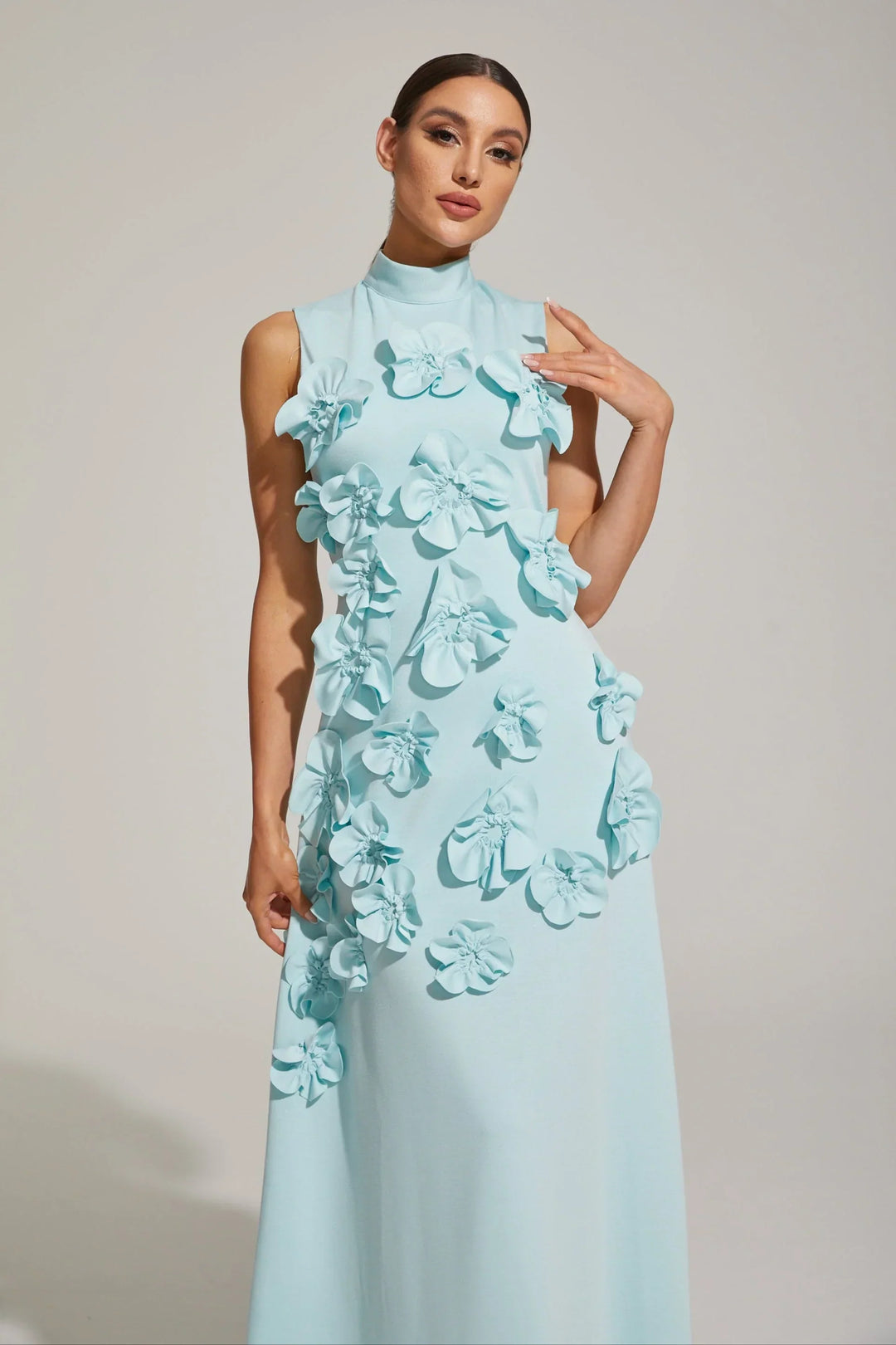 Maxi abito floreale Camellia