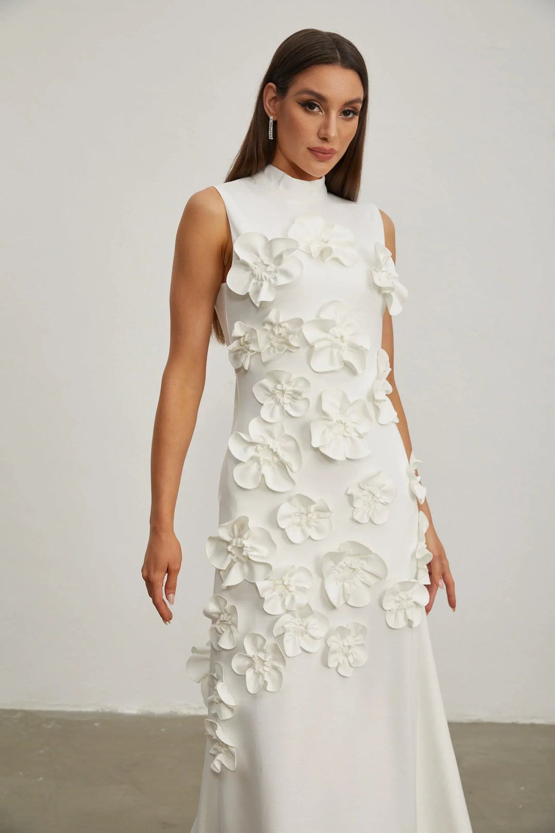 Maxi abito floreale Camellia