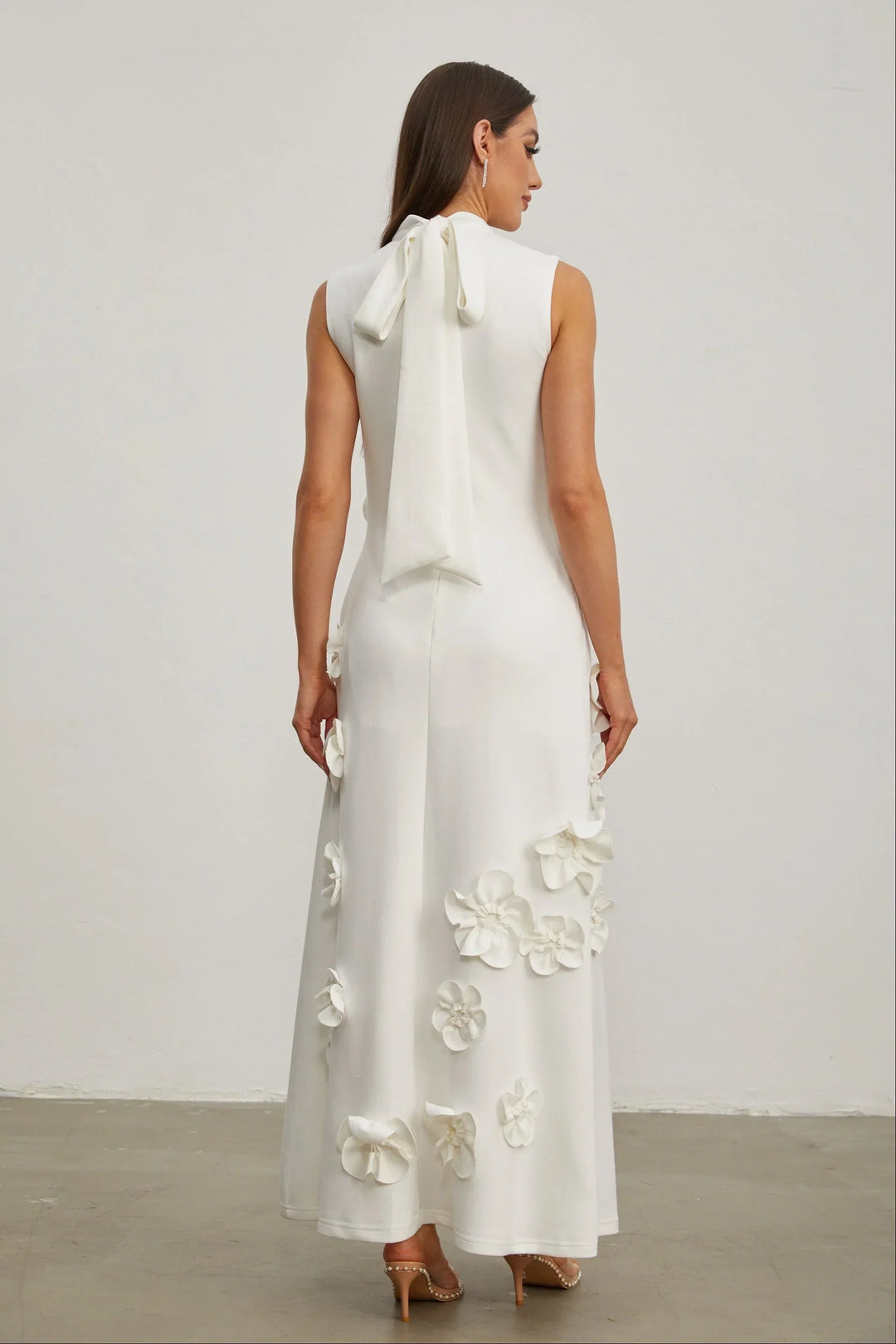 Maxi abito floreale Camellia