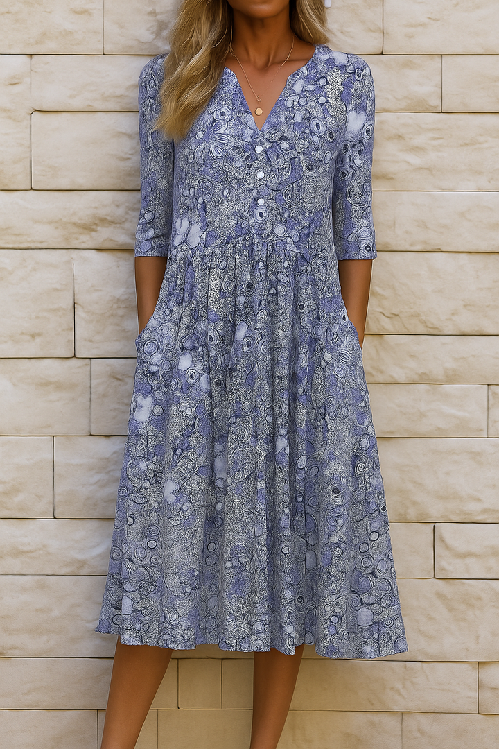 Olivia – Abito elegante con scollo a V
