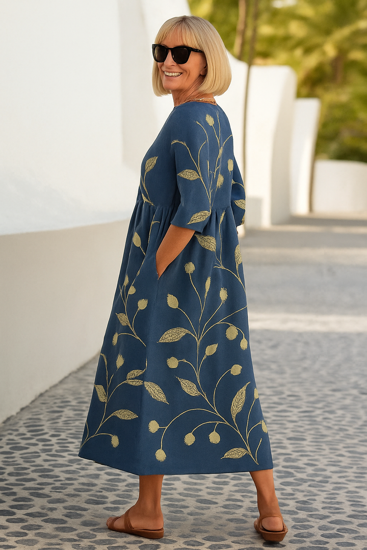 Eliza | Abito midi dal taglio morbido