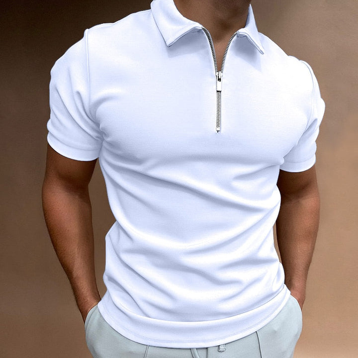 Polo con zip