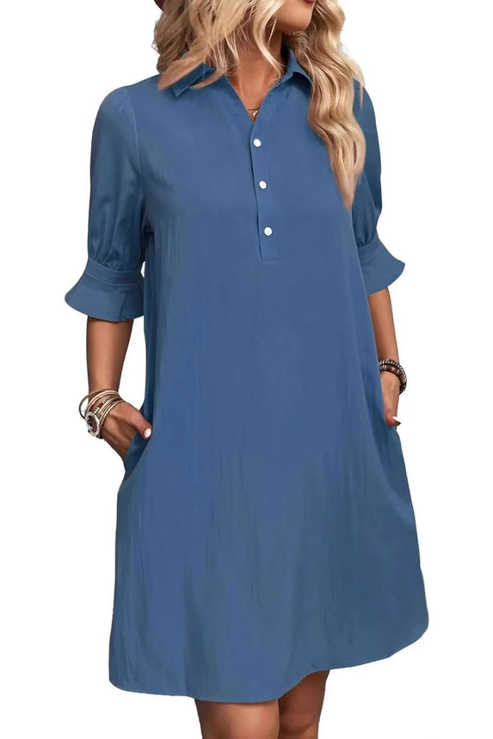Abito casual con camicia button down