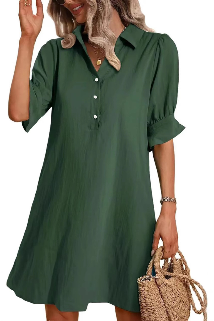 Abito casual con camicia button down