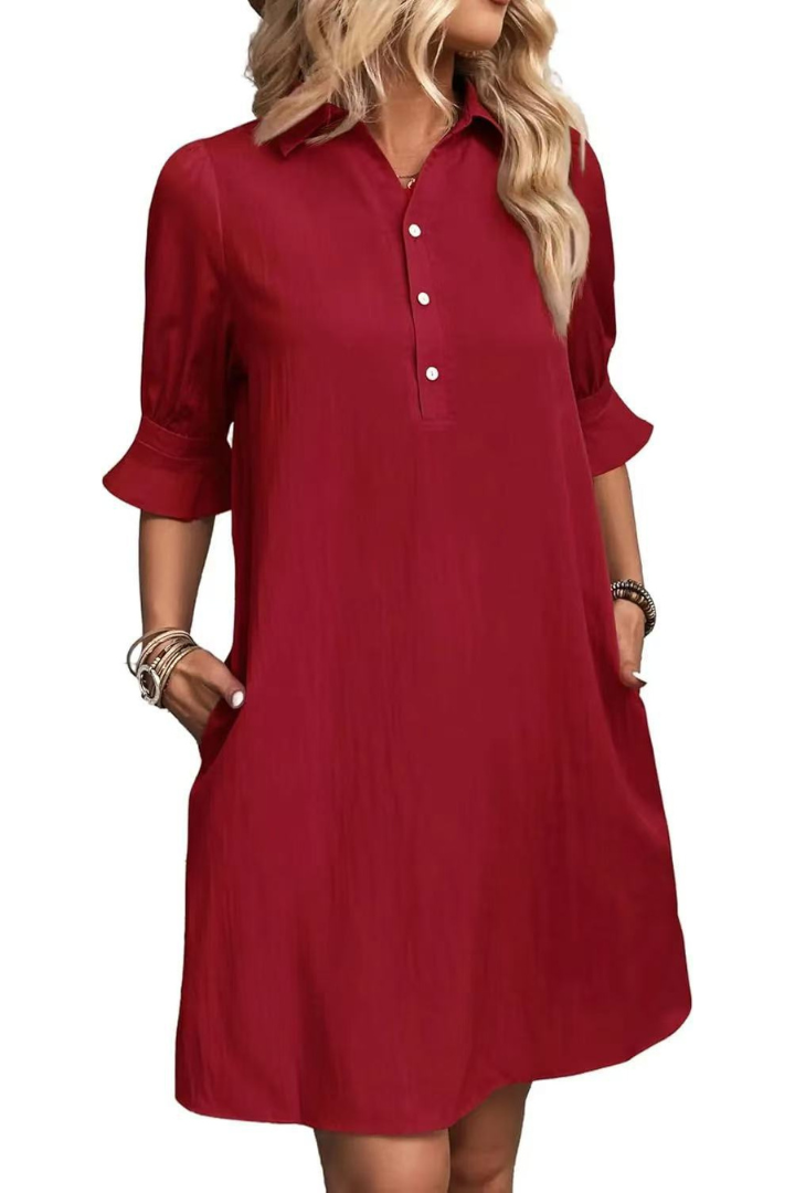 Abito casual con camicia button down