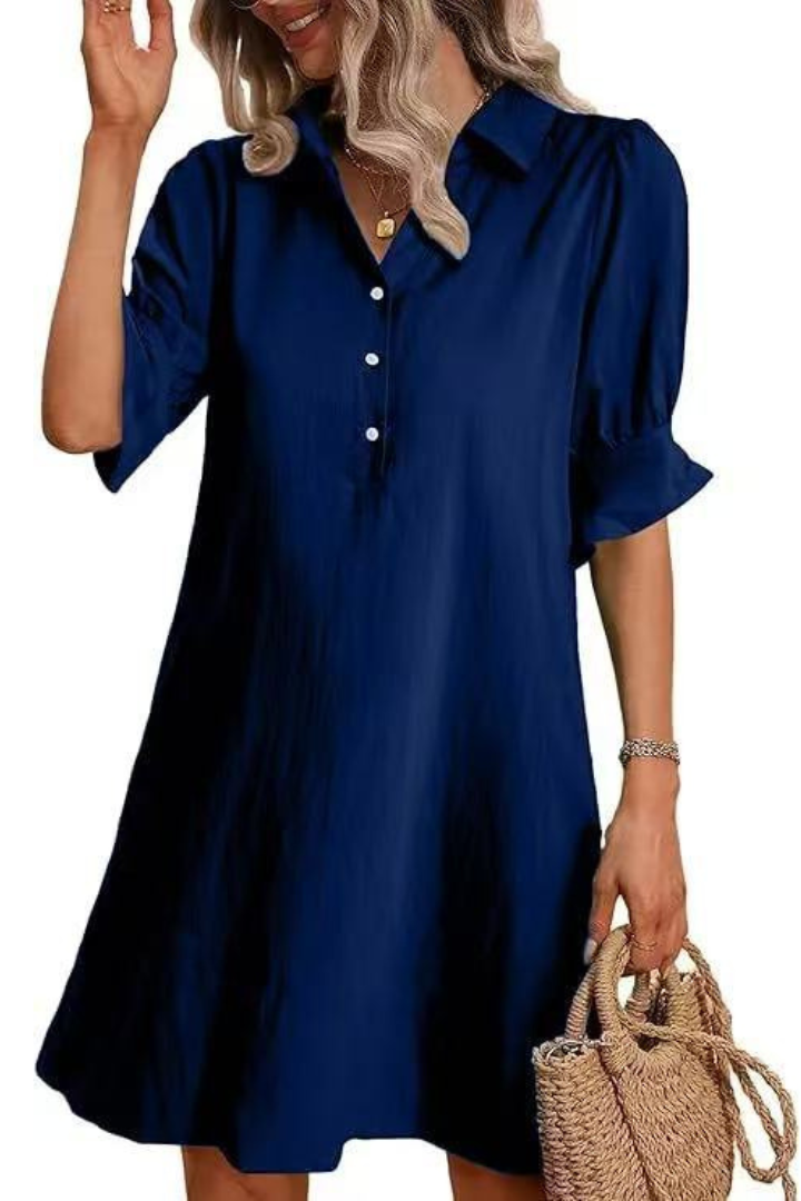 Abito casual con camicia button down