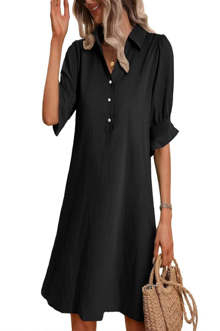 Abito casual con camicia button down