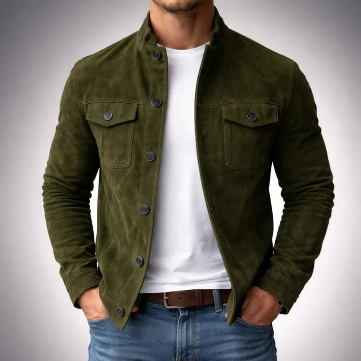 Roventino – Giacca in camoscio italiano autentico