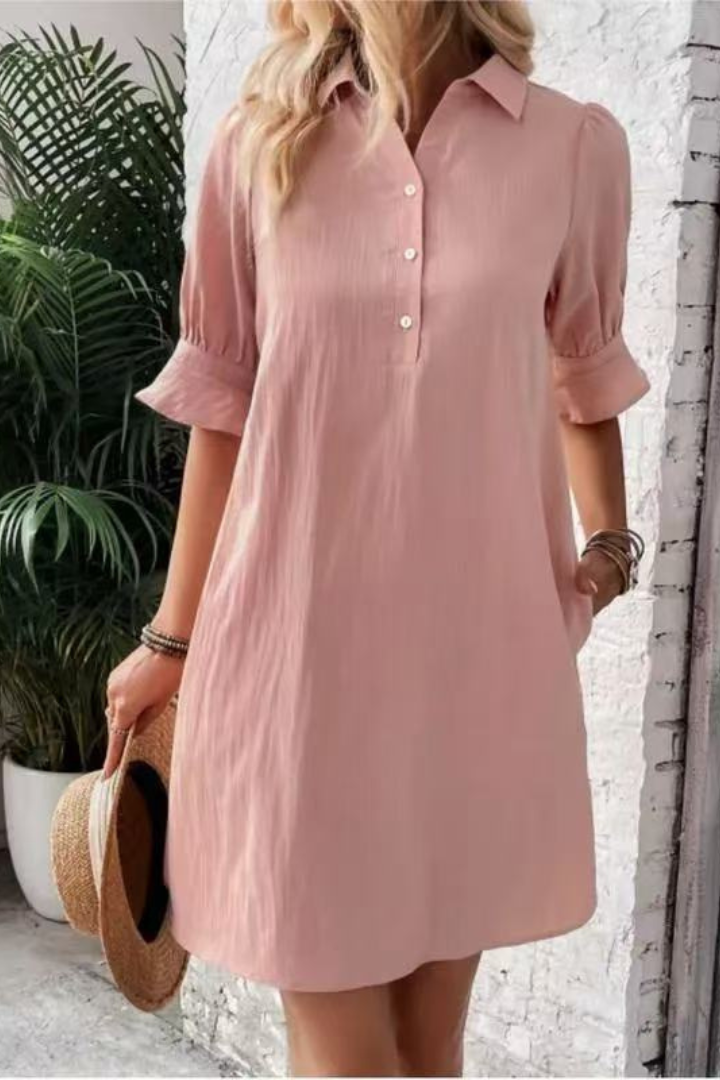 Abito casual con camicia button down