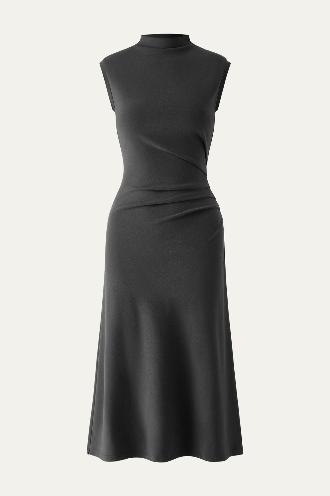 Vestito midi con scollo a gobba