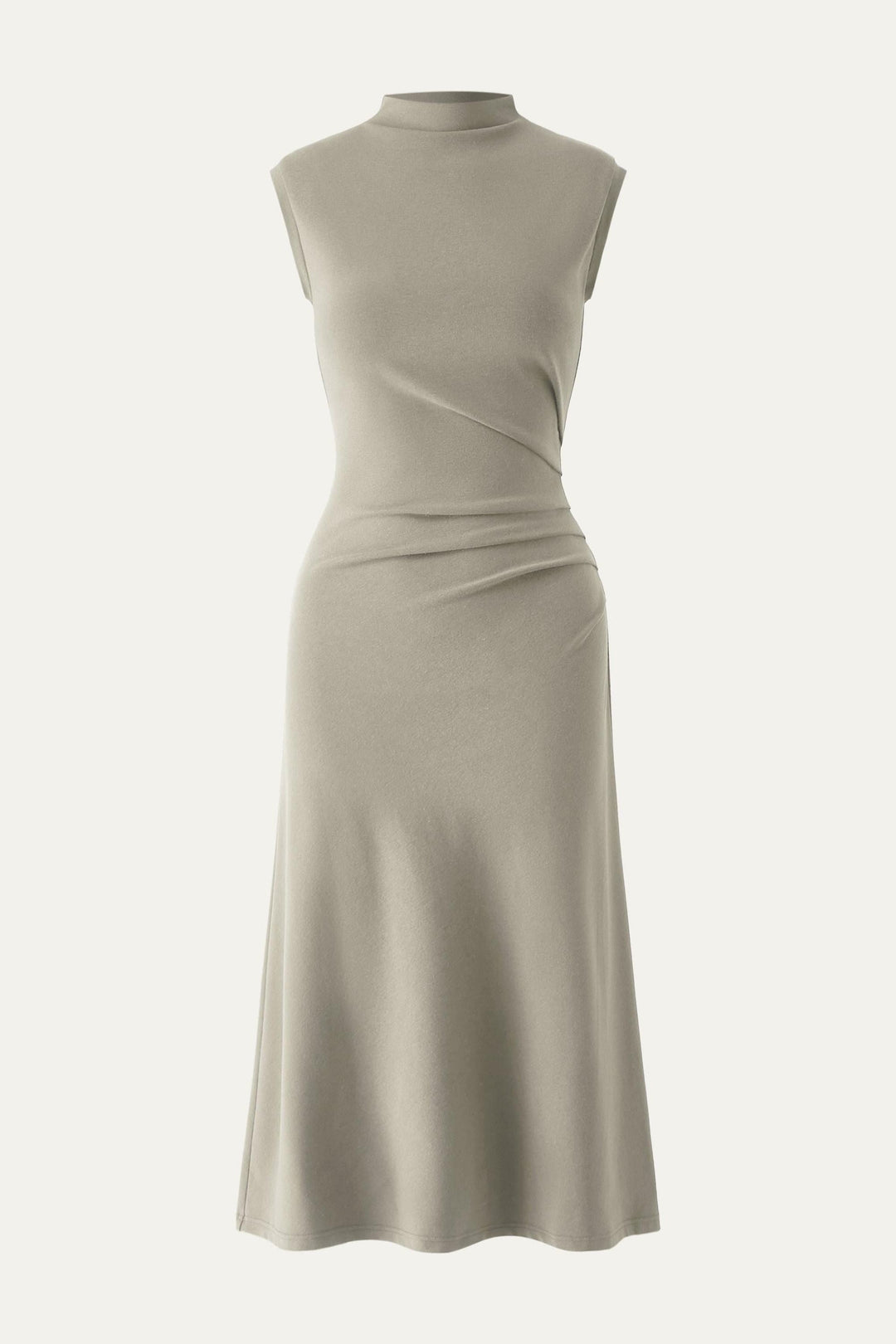 Vestito midi con scollo a gobba