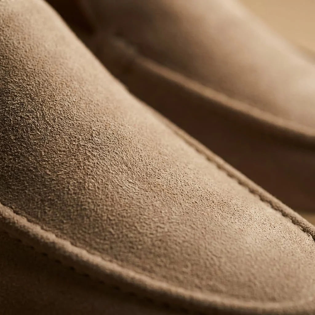 Lorenzio – Mocassini in camoscio italiano premium