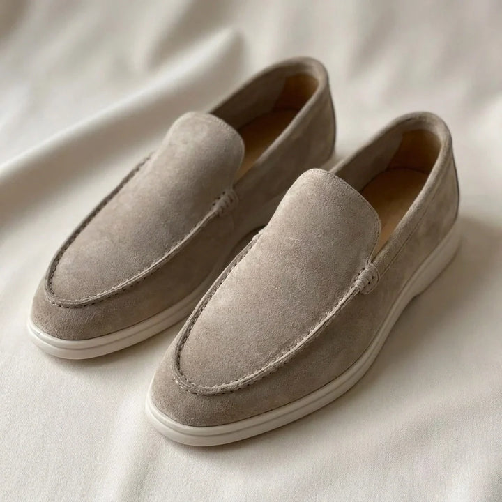 Lorenzio – Mocassini in camoscio italiano premium