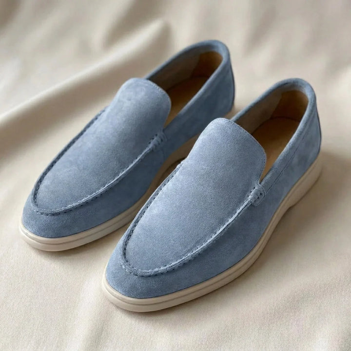 Lorenzio – Mocassini in camoscio italiano premium