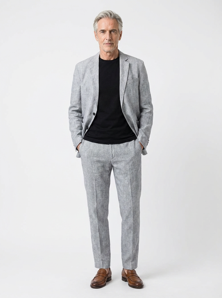 Linvero – Completo in lino elegante e leggero