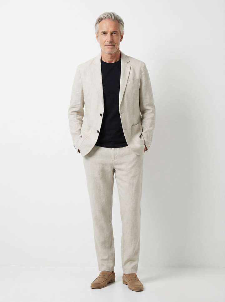Linvero – Completo in lino elegante e leggero