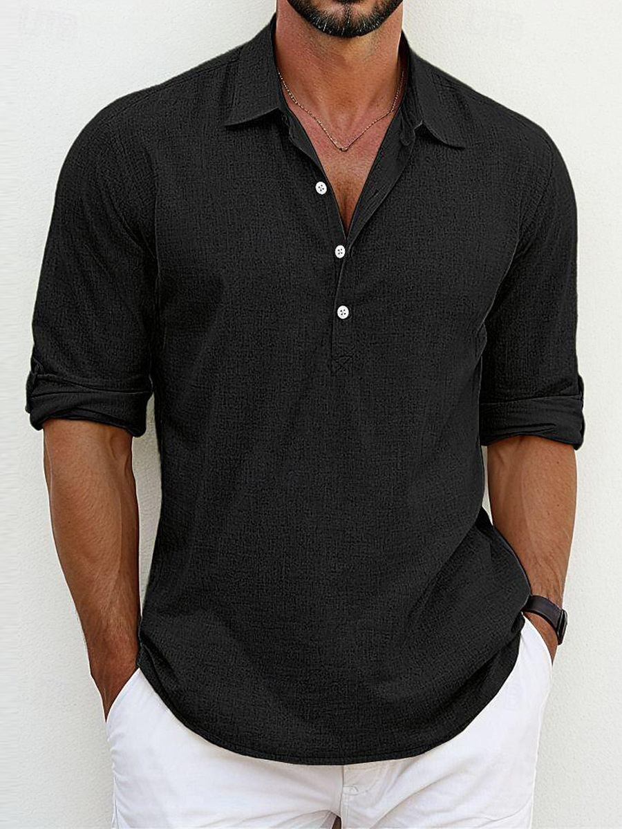 Camicia in lino premium