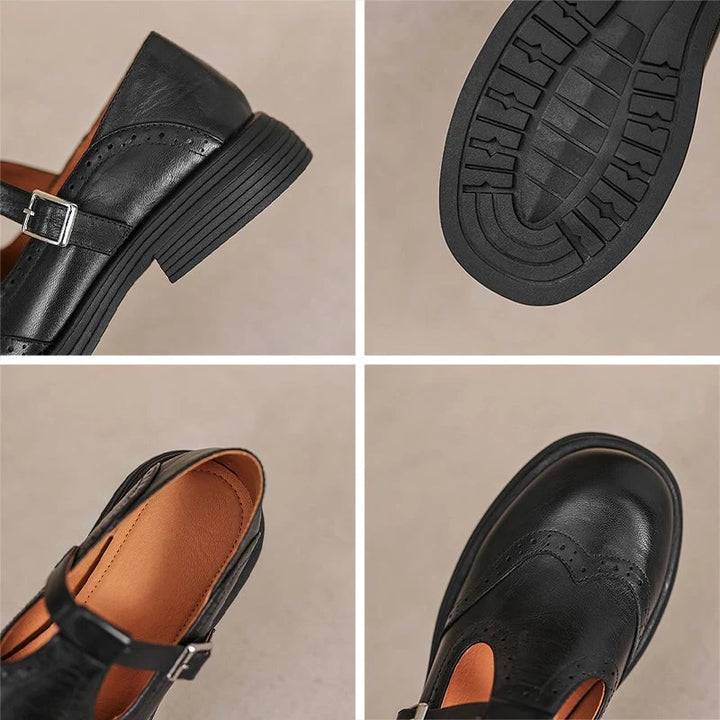 Elvara | Scarpe con Cinturino in Pelle