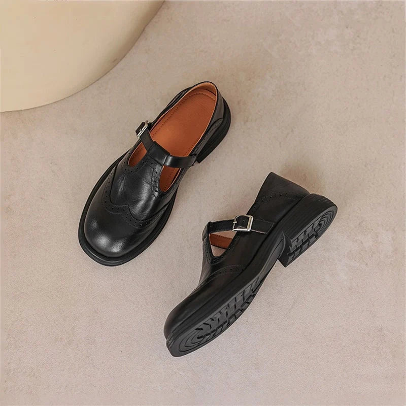 Elvara | Scarpe con Cinturino in Pelle