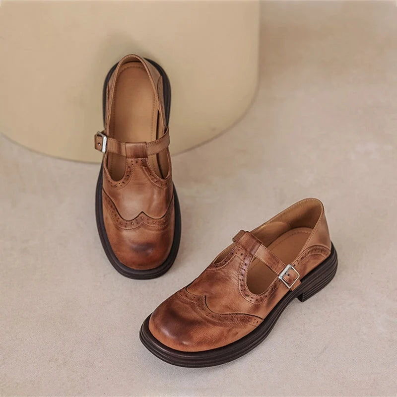 Elvara | Scarpe con Cinturino in Pelle
