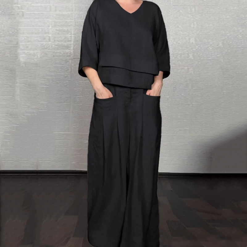 Noavelle – Completo minimal elegante e fluido