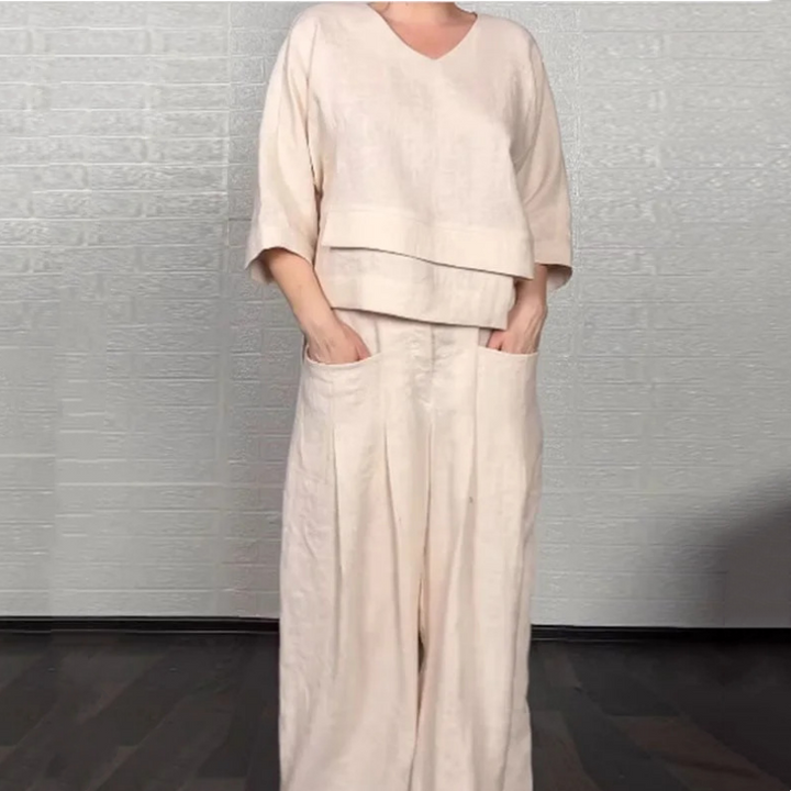 Noavelle – Completo minimal elegante e fluido
